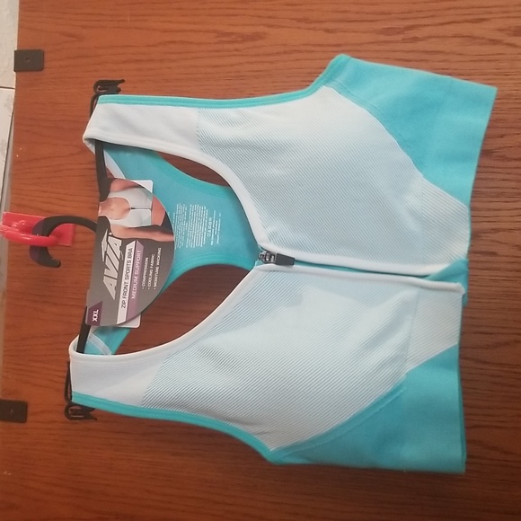 AVIA ZIP FRONT SPORTS BRA - Picture 1 of 6